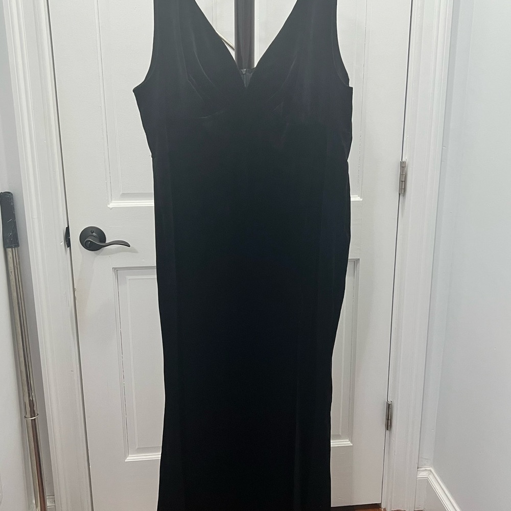 SHEIN Elegant Black Maxi Dress